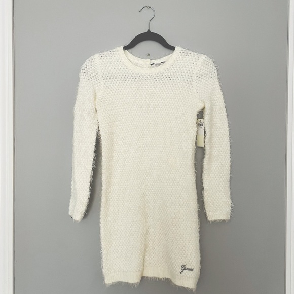 Guess White Knit Dress - Picture 1 of 6